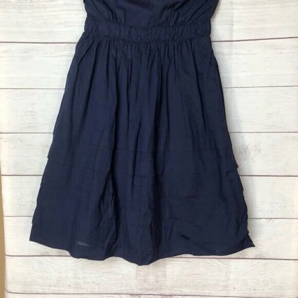 Anthropologie Maeve Height of Summer Dress NAVY 2 - Picture 11 of 11